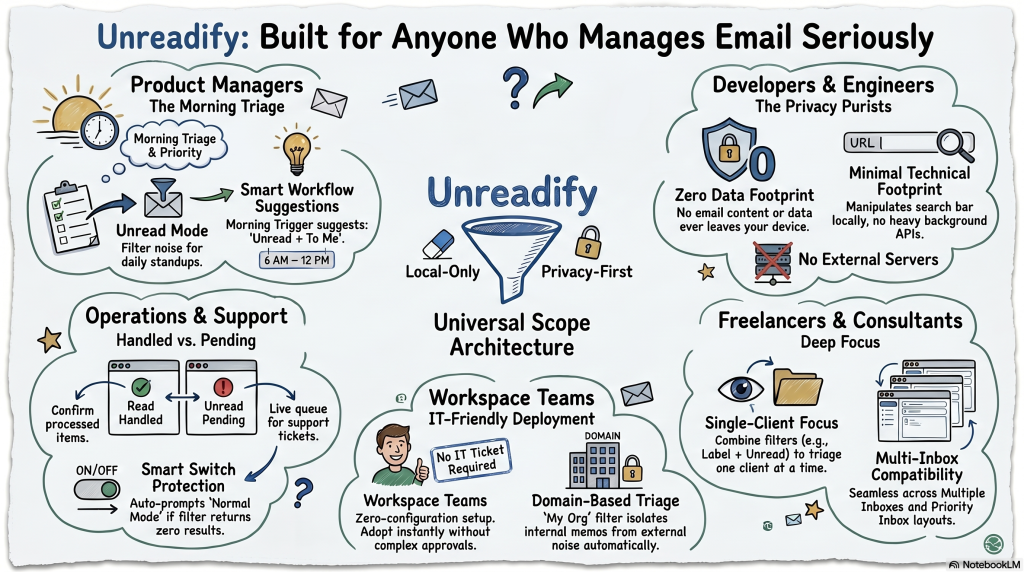 Built for Anyone Who Manages Email Seriously