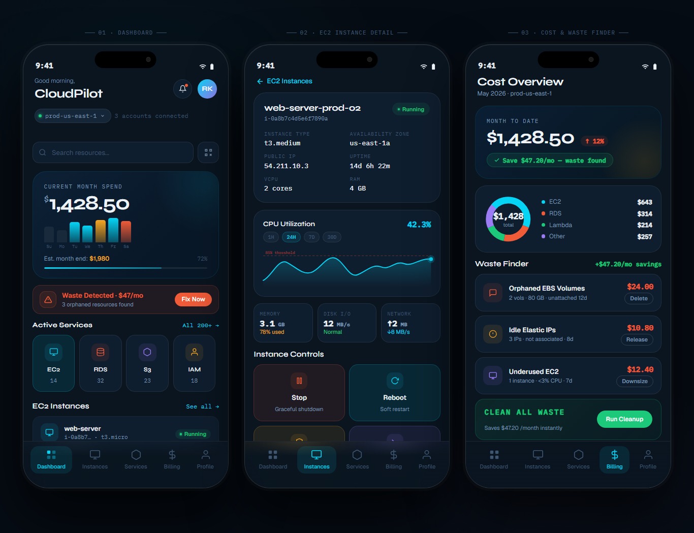 My Cloud Pilot — app screenshot